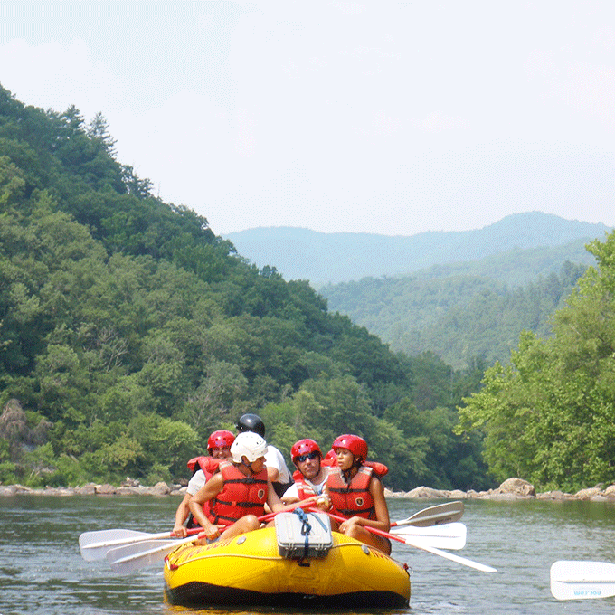 Rafting French Broad
