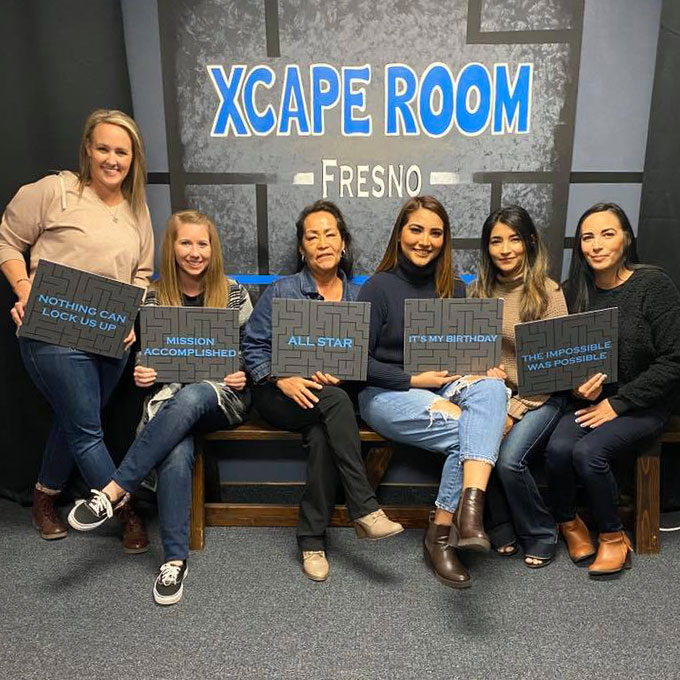 Friends at Escape Room