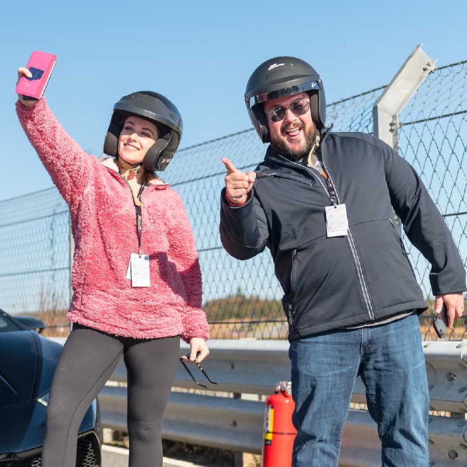 Race a Porsche at the Thompson Speedway Motorsports Park